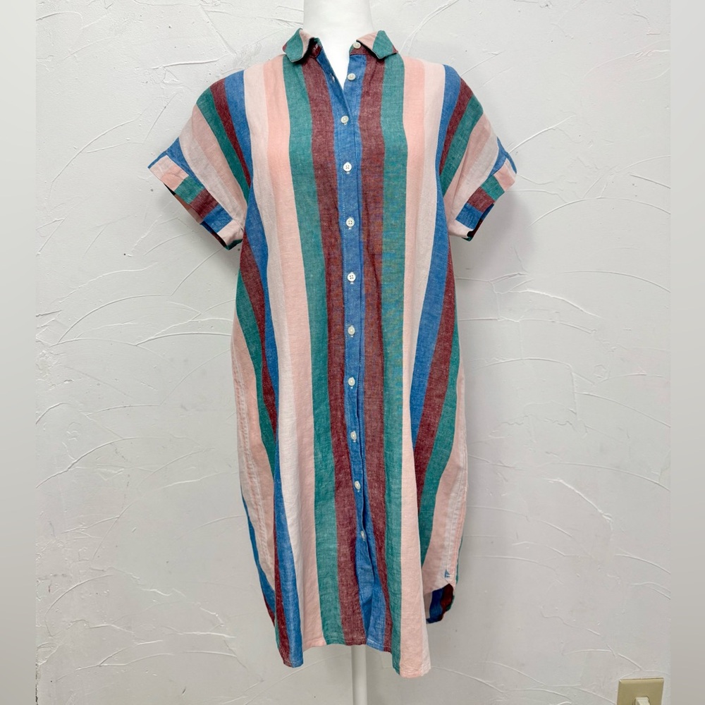 Madewell Central Shirtdress in Flagstaff Stripe - Picture 5 of 15